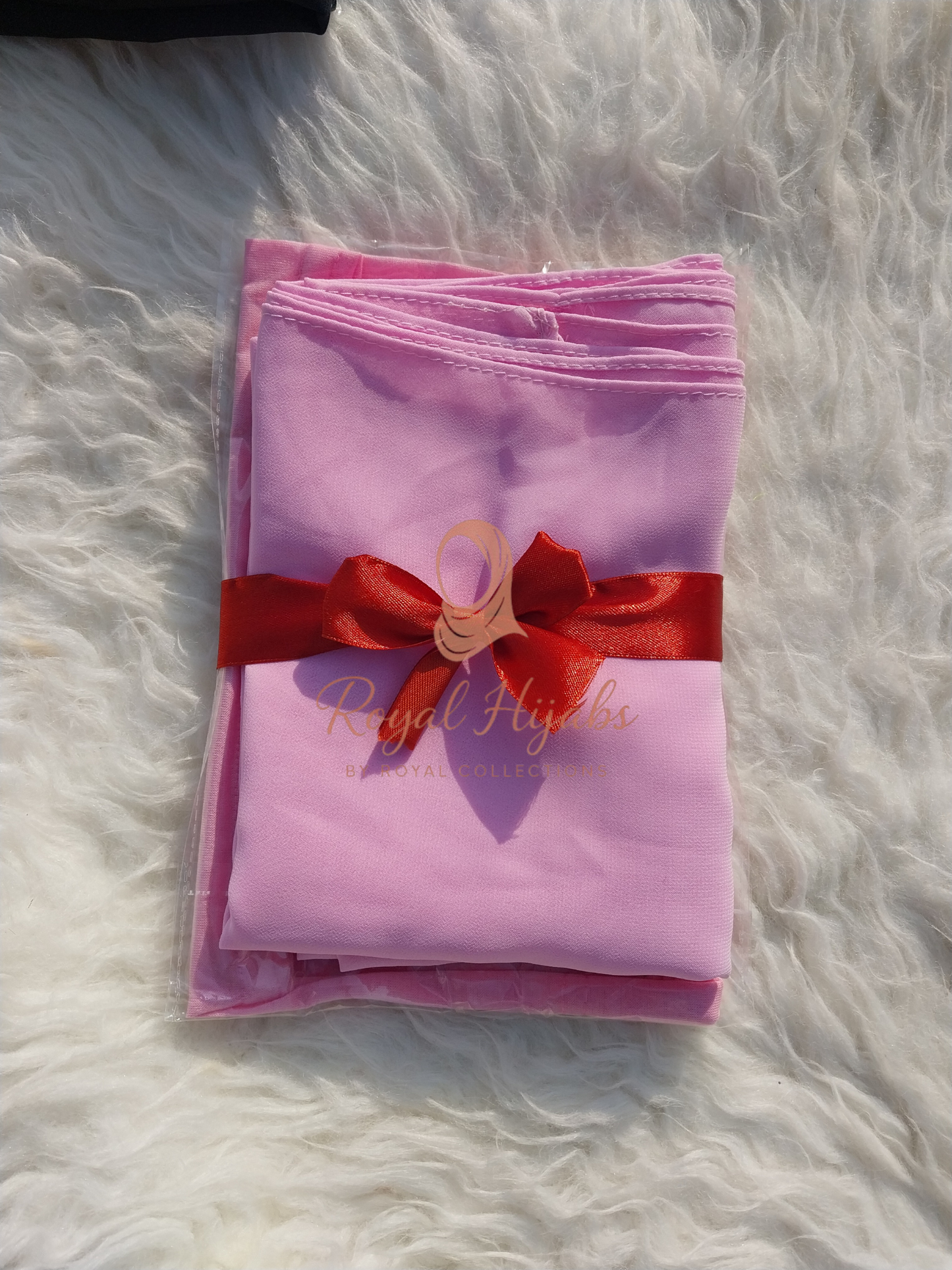Hijab Naqab & Cap Matching set - Baby Pink