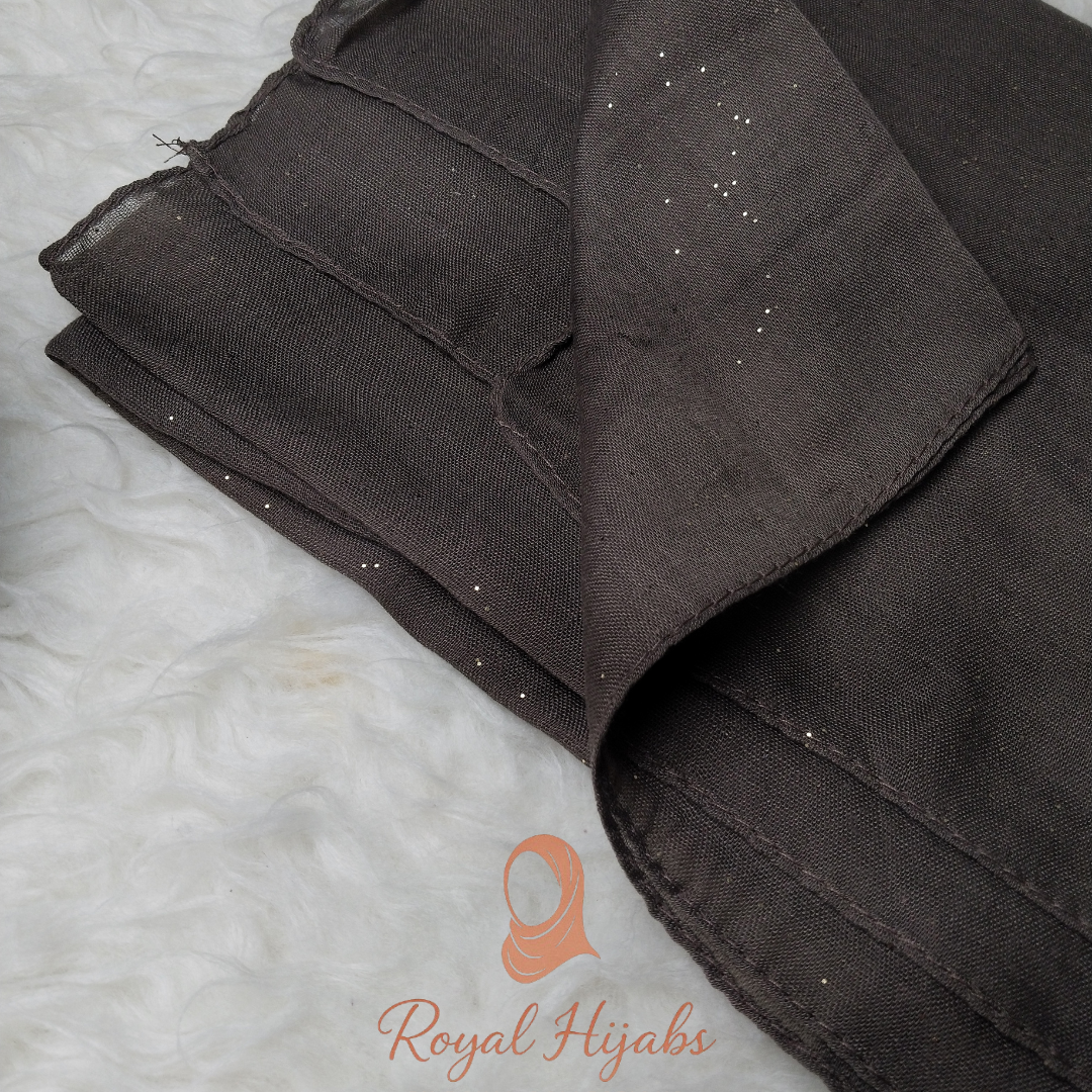 Glitter Lawn Hijab - Dusty Coral