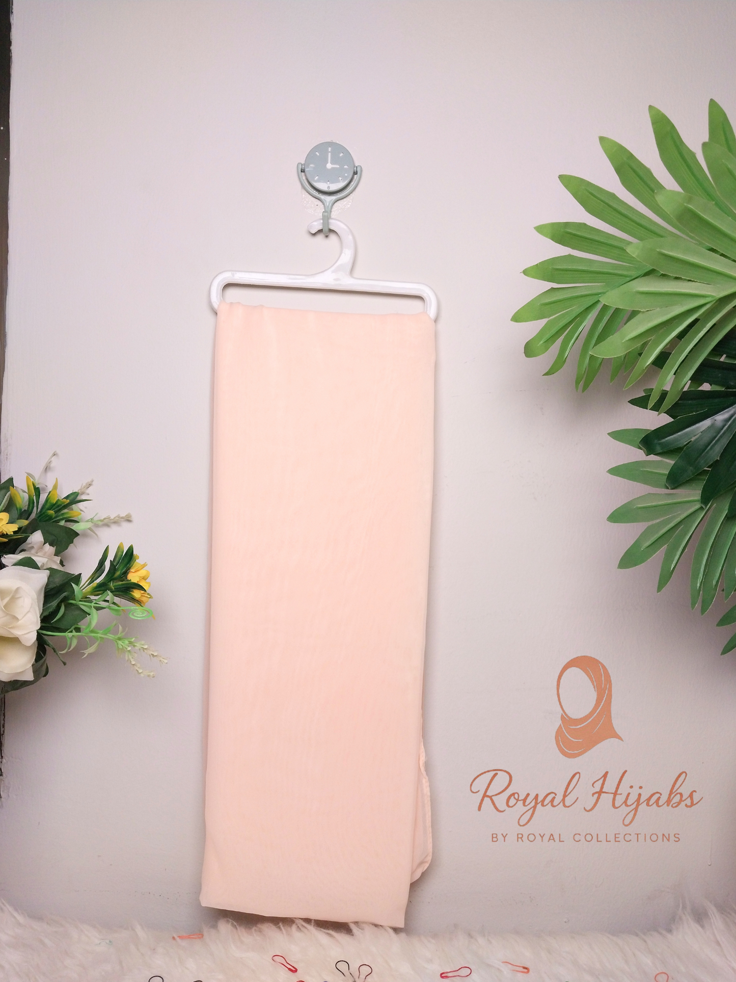 Georgette Chiffon - Light Peach