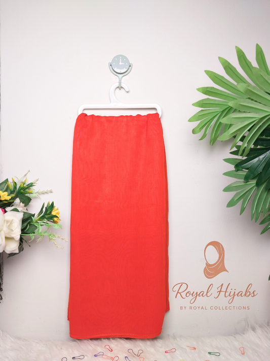 Georgette Chiffon  - Orange