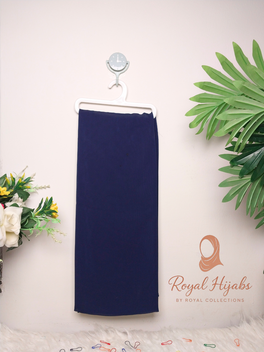 Georgette Chiffon  - Navy Blue