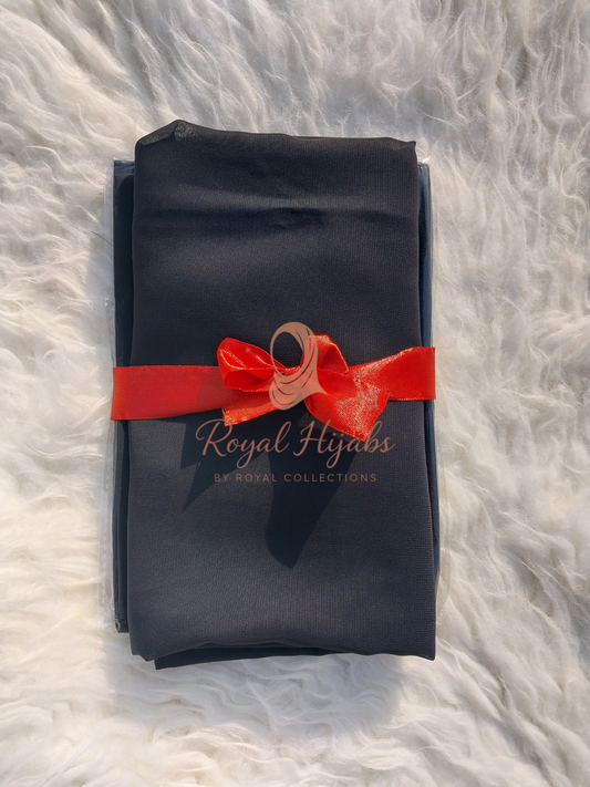 Hijab Naqab & Cap Matching set -  Black