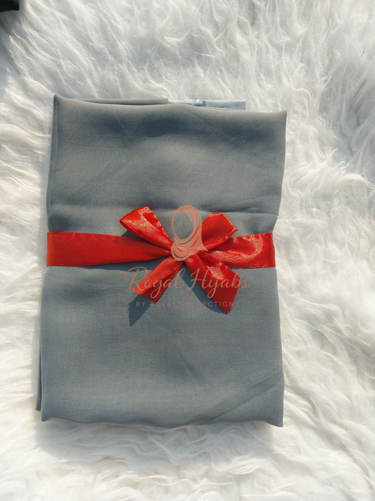 Hijab Naqab & Cap Matching set - Gray