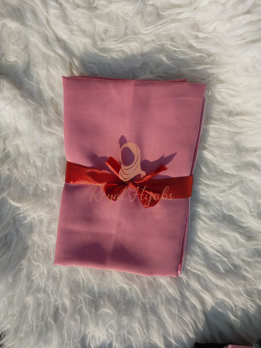 Hijab Naqab & Cap Matching set - Pink