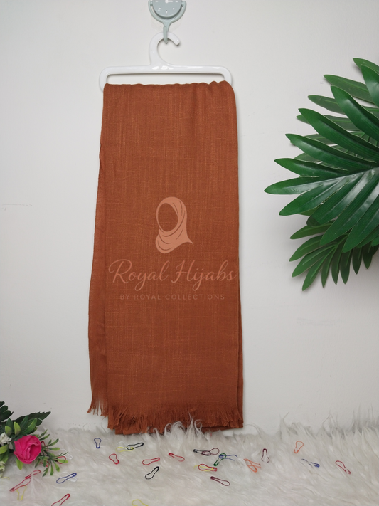 Turkish Lawn Hijab - Bronze
