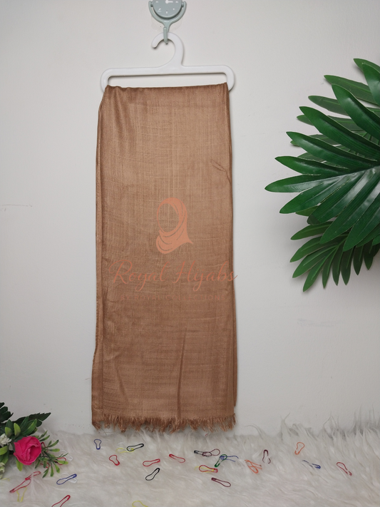 Turkish Lawn Hijab - Sienna Brown