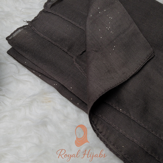 Glitter Lawn Hijab -  Dusty Coral
