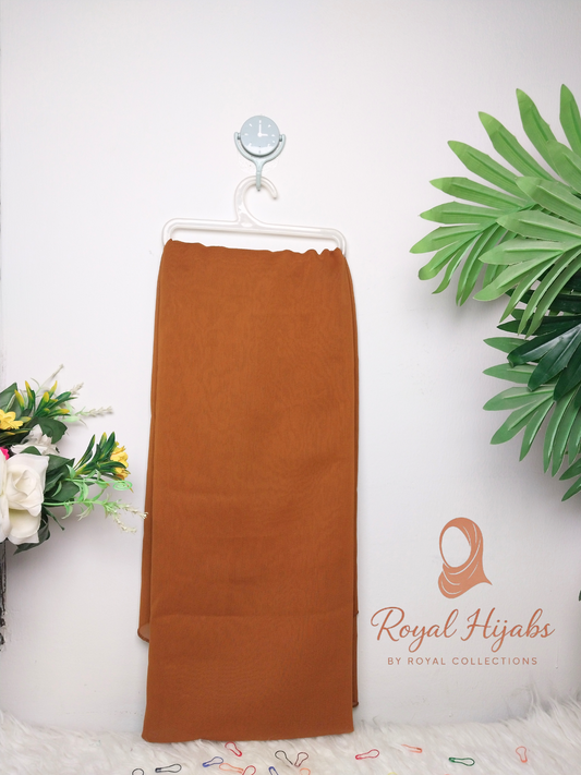 Georgette Chiffon  - Brown