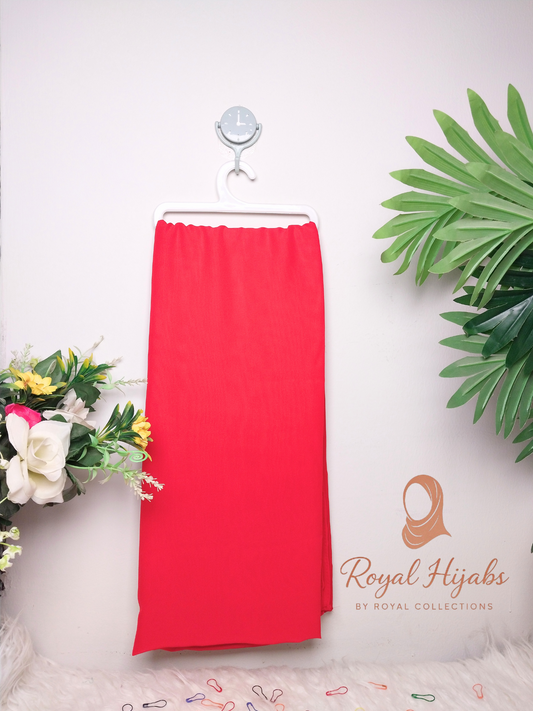 Georgette Chiffon  - Red