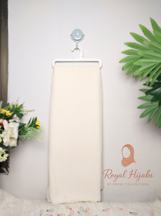 Georgette Chiffon  -  Cream