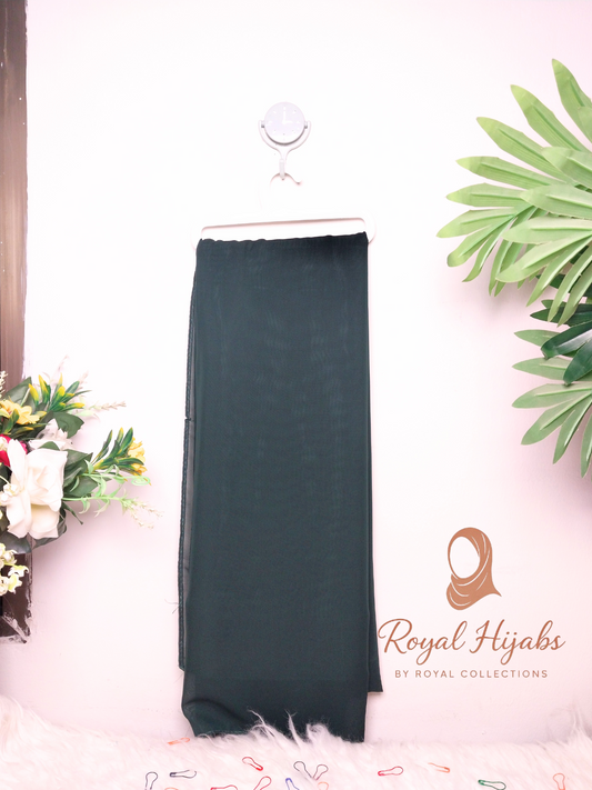 Georgette Chiffon  - Dark Green