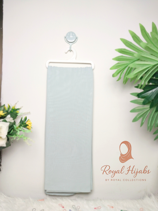 Georgette Chiffon  - Mint  Gray