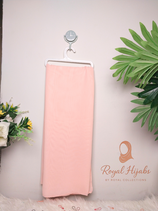 Georgette Chiffon  - Nude Pink