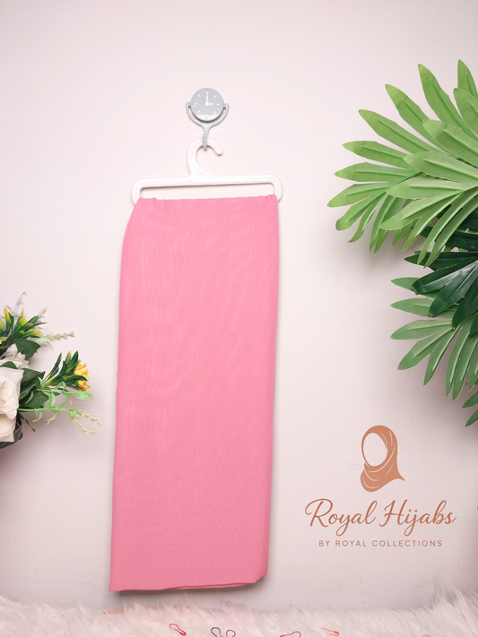 Georgette Chiffon  -  Peach Pink