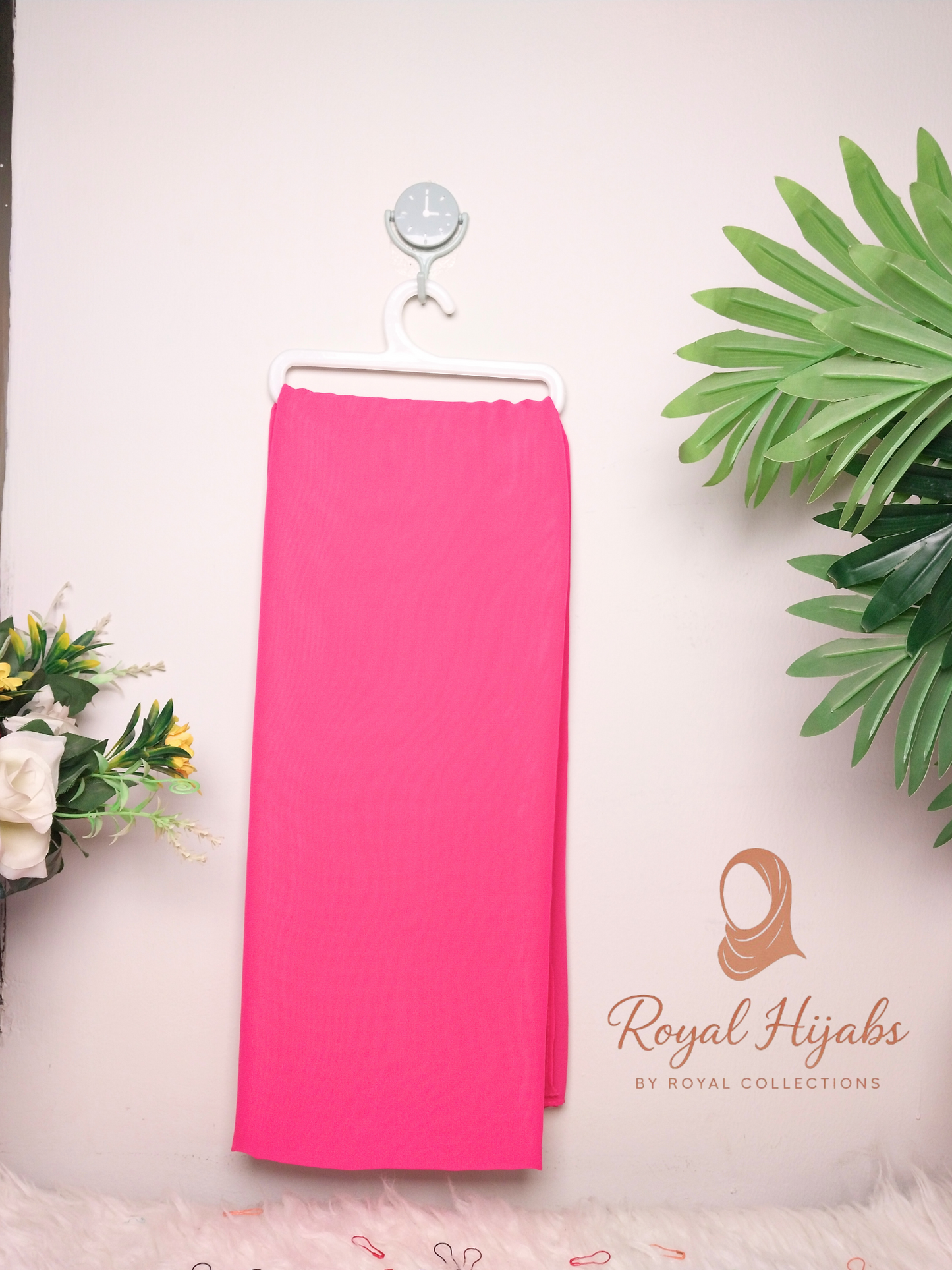 Georgette Chiffon  - Dark Pink
