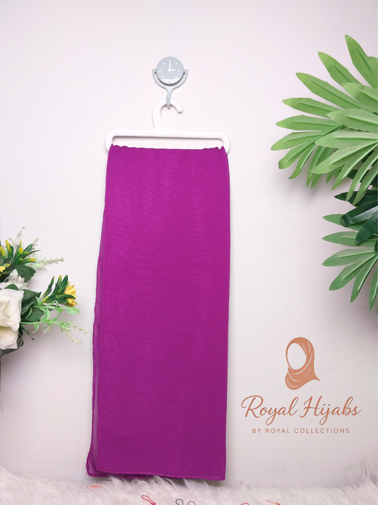 Georgette Chiffon  - Purple