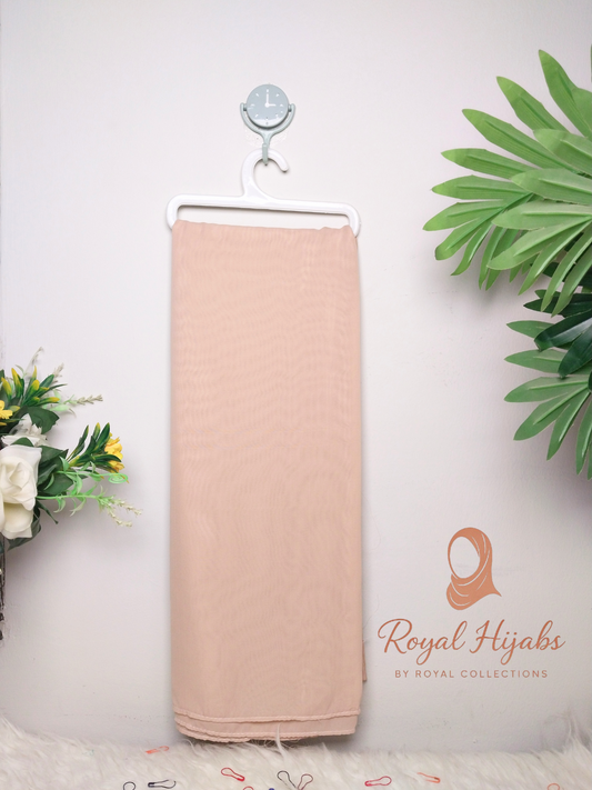 Georgette Chiffon  - Sand Brown