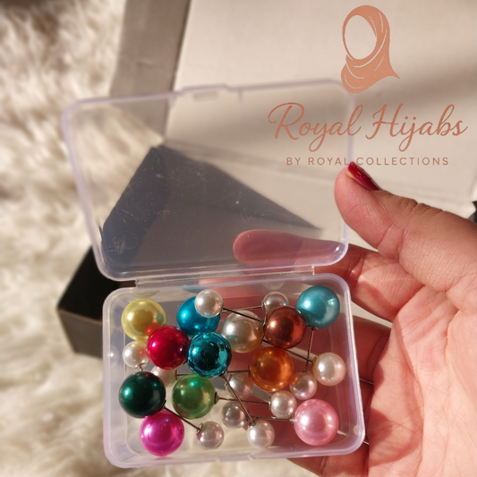 Double-Sided Pearl Pins